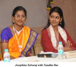 Josephine Selvaraj with Nandita Das awarded IMC Ladies Wing Jankidevi Bajaj Puraskar 2012 on 8th Jan 2013.jpg
